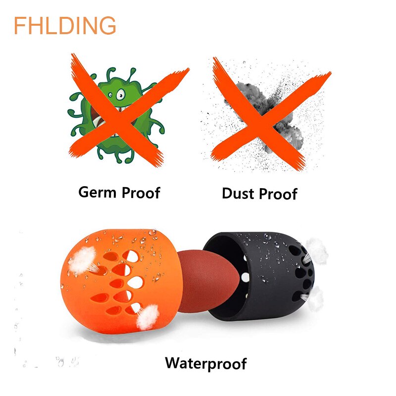 Soft Silicone Powder Puff Drying Holder Beauty Sponge Travel Case Puff Blender Sponge Egg Capsule Display Rack Egg Stand