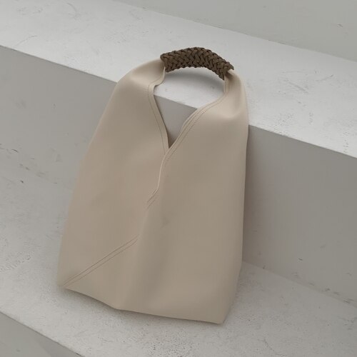 Designer de couro do plutônio sacos de ombro para as mulheres couro macio lavado vegan grandes hobos senhoras moda bolsas femininas casual bolsa: Damasco