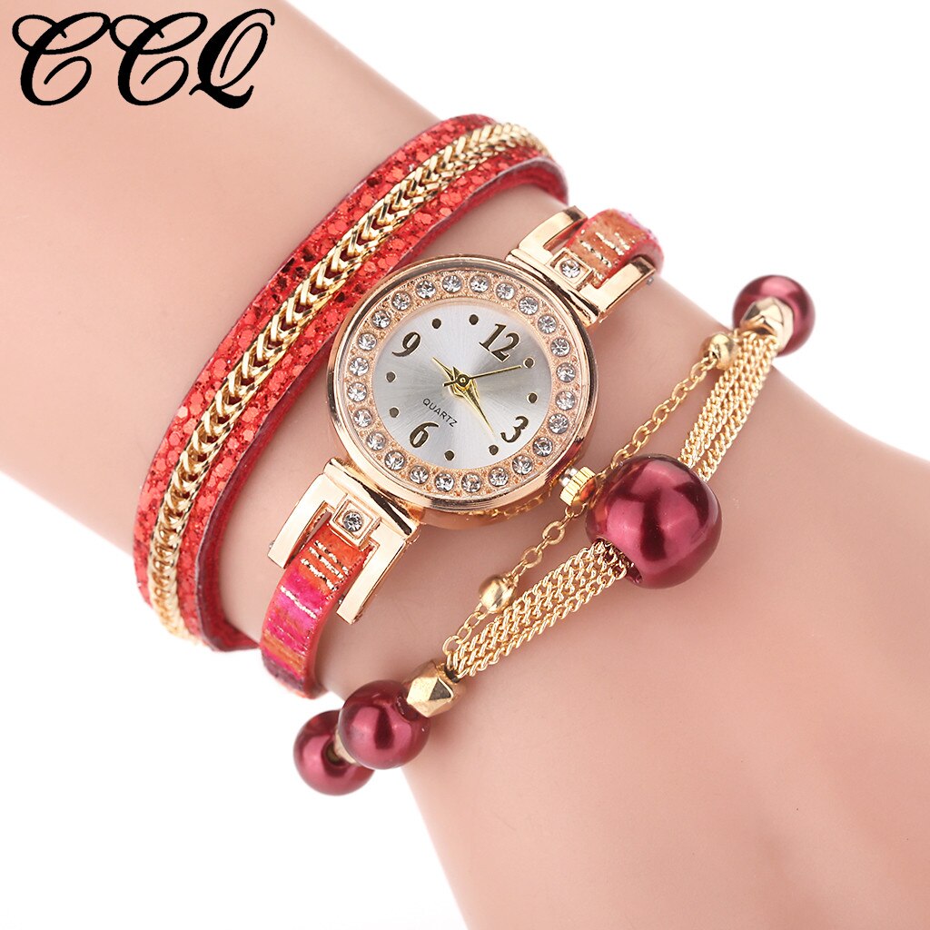 Women Vintage Water Pendant Bracelet Dial Analog Quartz Wrist Watch Bracelet Watch Reloj Mujer Montre Femme: D