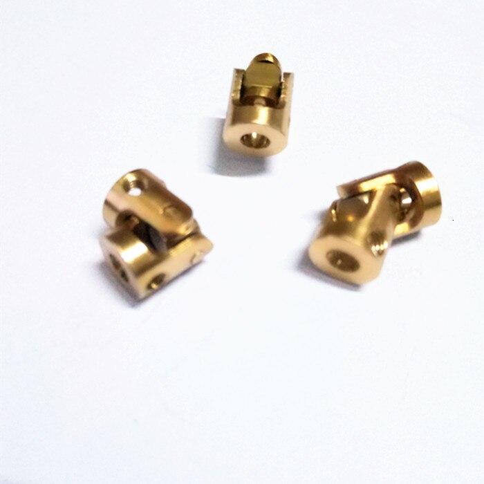 Mini Koppeling Messing Kruiskoppeling 3 Mm X 3 Mm Diameter 7 Mm Lengte 13 Mm Model Koppeling Gimbal