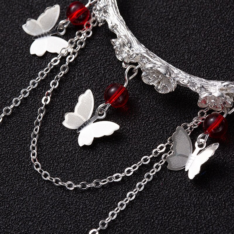 Pulsera celestial con de mariposa para mujer, brazalete de mariposa, hecho a mano