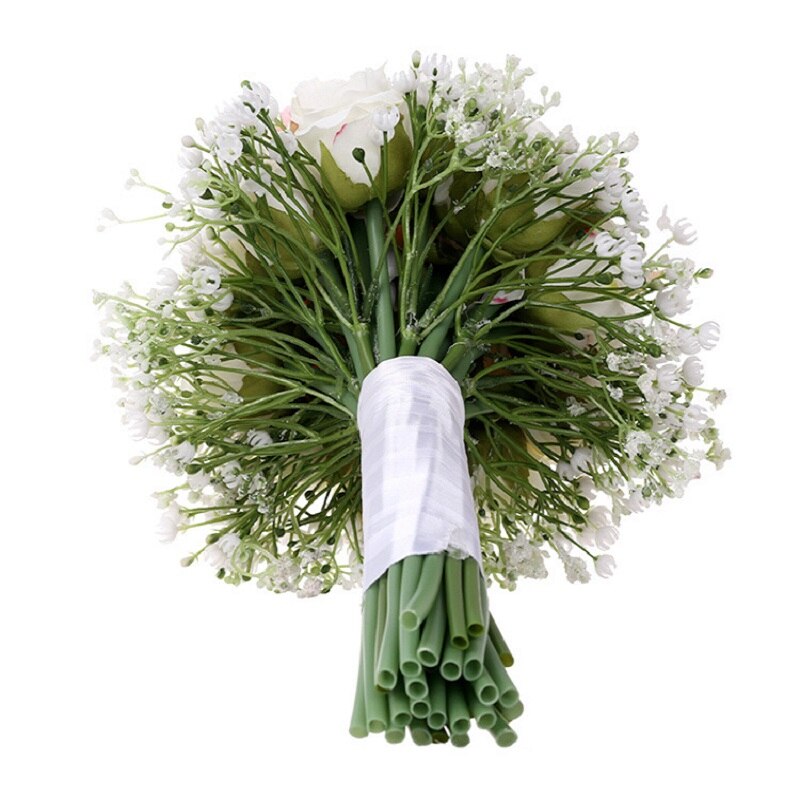 Roze Bruidsboeket Anjer Rozen Bruidsmeisje Boeket, Bruidsboeket Kunstbloemen Voor Bruiloft Kerk Moederdag