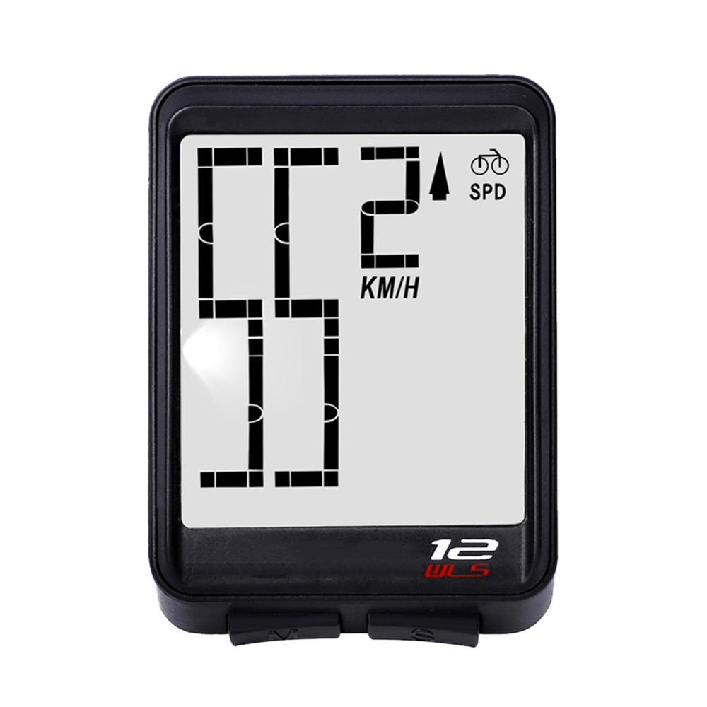 Mountain Bike Wireless Large Character Code Table MTB Waterproof Luminous Speedometer calorie counter Bicycle Accessories: Default Title