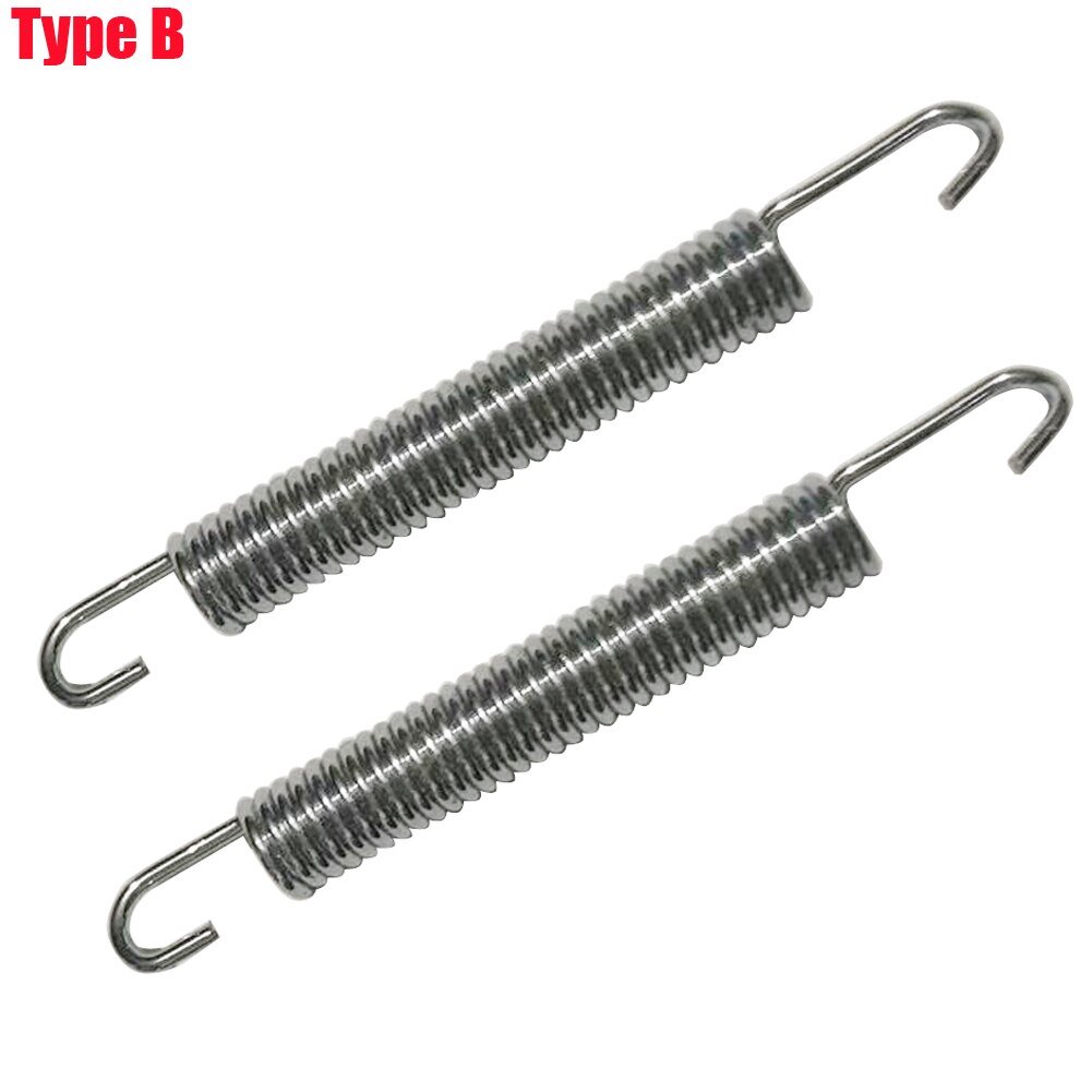 Motorcycle Stainless Steel Spring Hooks Hooking Engine Accessories Motorcycle modified exhaust spring pull reed: Type B