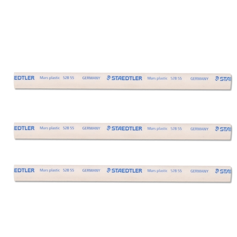 STAEDTLER-borradores mecánicos 528 55, recarga de lápiz, papelería escolar, oficina, lápices estándar, borrador de dibujo, 6 uds.