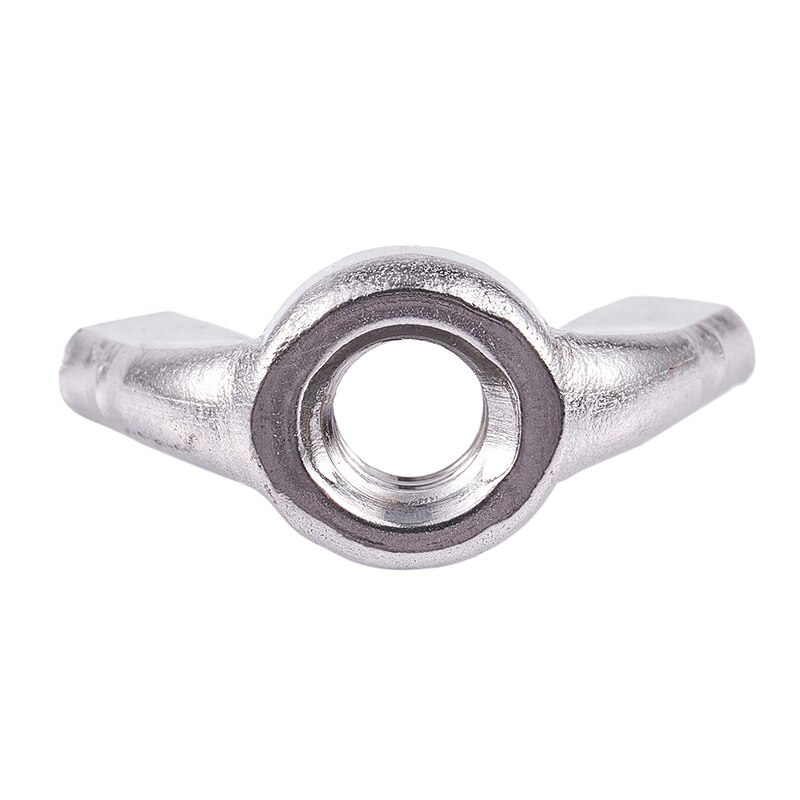 6 mm coarse thread butterfly nut stainless steel wing nut: Default Title
