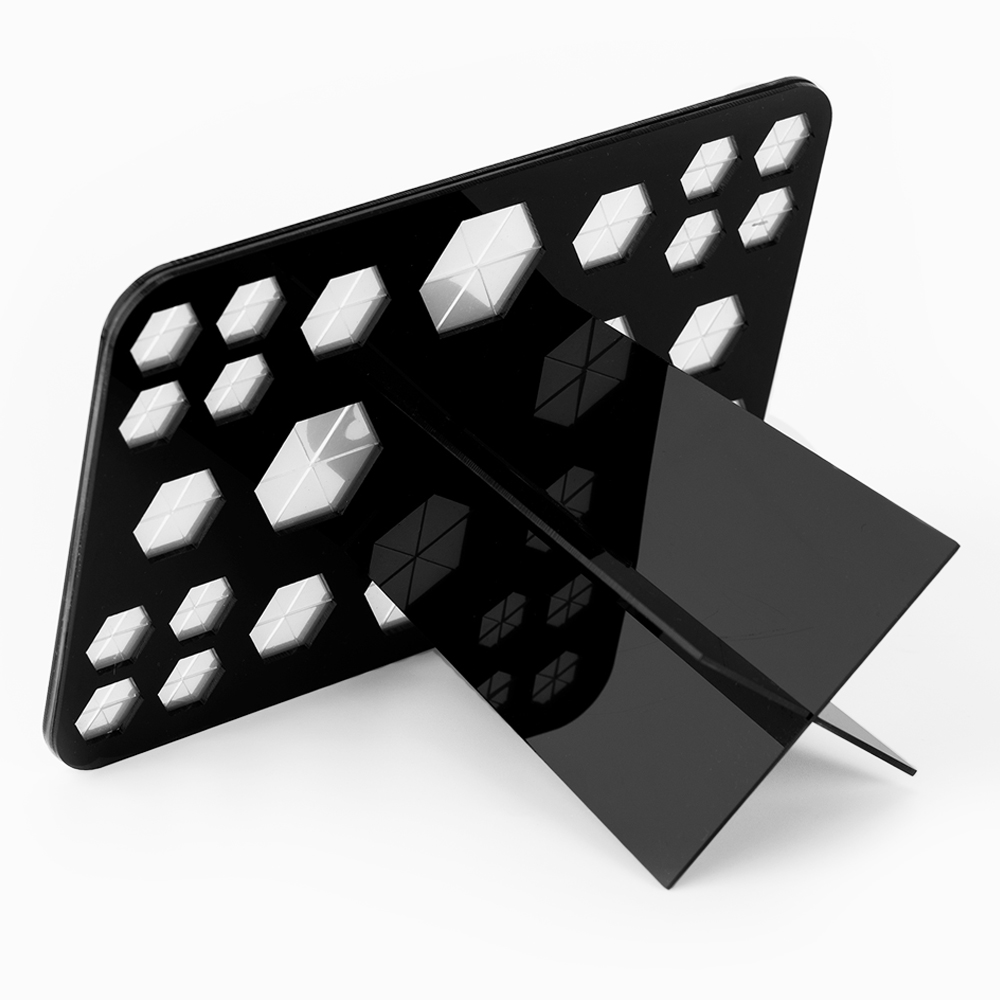 1 Uds estante de secado de brochas de maquillaje, soporte para secador de brochas de maquillaje de 14/26/28 agujeros, soporte para secador de brochas de maquillaje, soporte para brochas de maquillaje