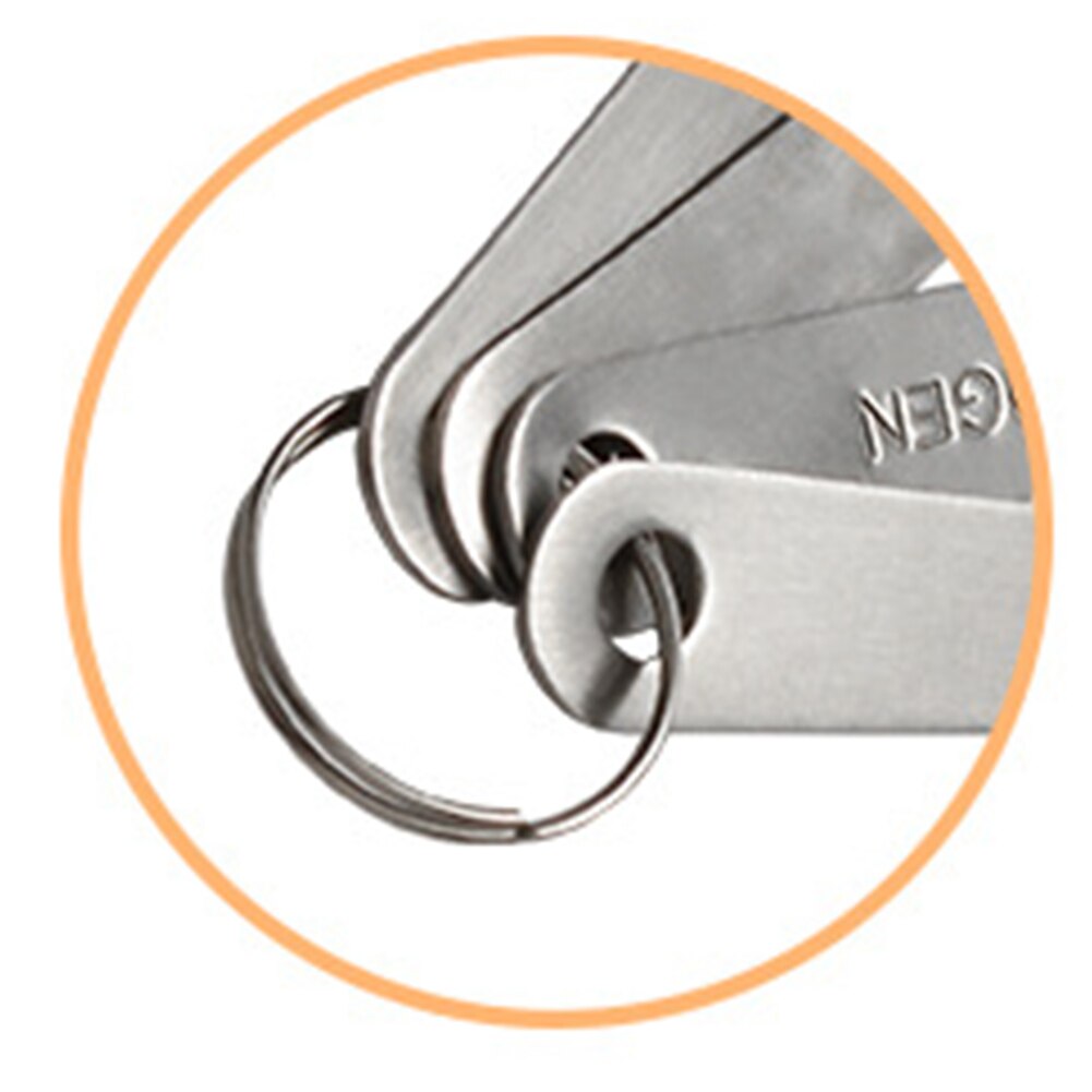 4 pièces assaisonnement mesure précis mesure cuillère acier inoxydable outil de cuisson Portable alimentaire Volume suspendu résistant à la chaleur