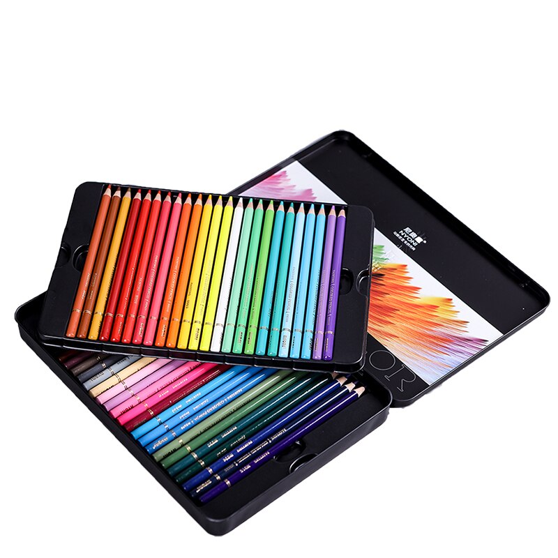 NYONI 12/24/36/48/72/120 Colors Colored Pencils Oil-based Lapis De Cor Soft Core Art Supplies