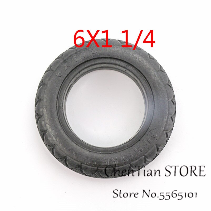 150mm 6 inch Pneumatic Tire 6X1 1/4 tire electric ... – Vicedeal