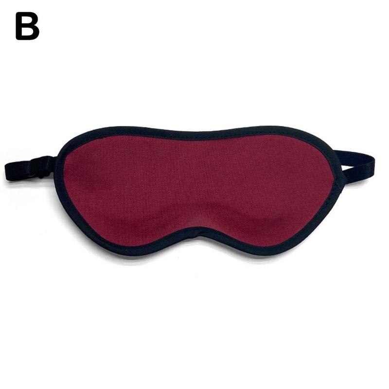 3D Schlaf Maske Block Heraus Licht Weich Gepolsterte Schlaf Maske Für Augen Auge Schatten Augenbinde Schlafen Einstellbare Gesicht Maske Augenklappe: rot