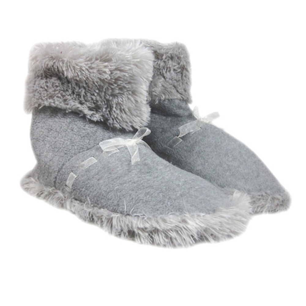 Chaussures chauffantes électriques d'hiver chauffe-pieds bottes chauffantes lavables détachables USB rechargeables pour le bureau à domicile