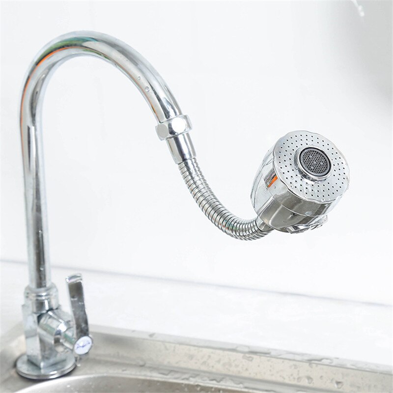 Water saver Rotating Faucet Extender Bubbler Splash-proof Headband Pressure Reducing Water Spout Water Saver Bathroom Kitchen