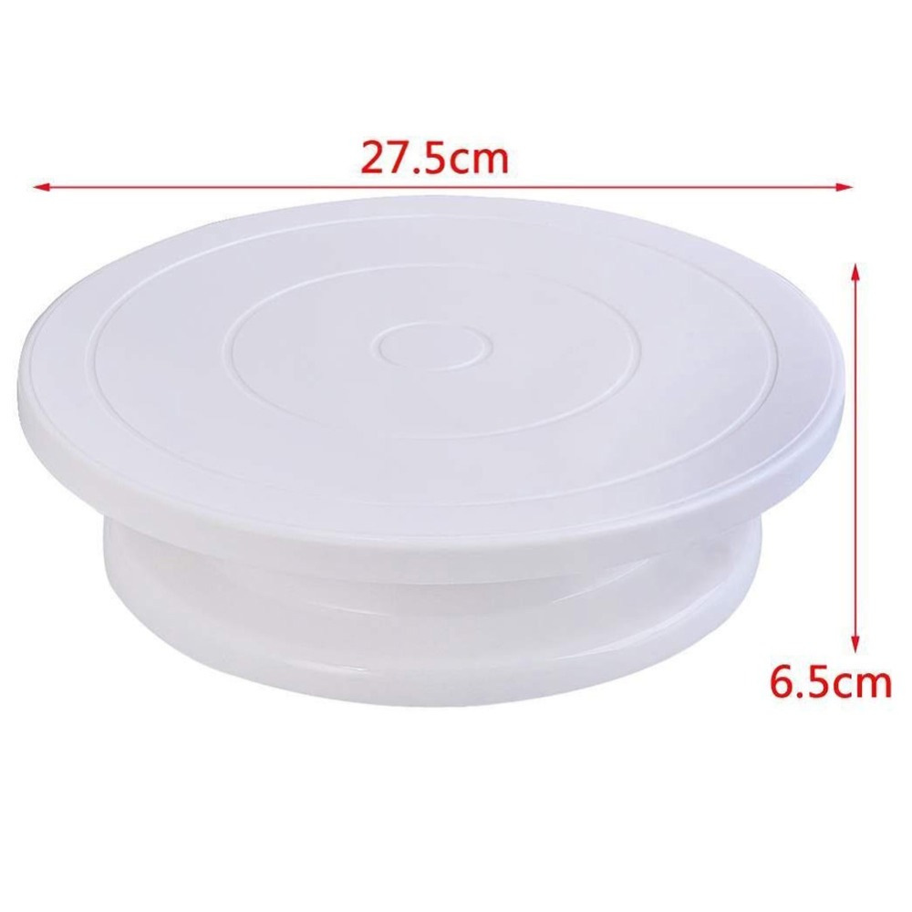 11inch 360 Degrees Rotating Cake Turntable Round Revolving Cake Stand Table DIY Cake Decorating Tools Christmas Kitchen Bakeware