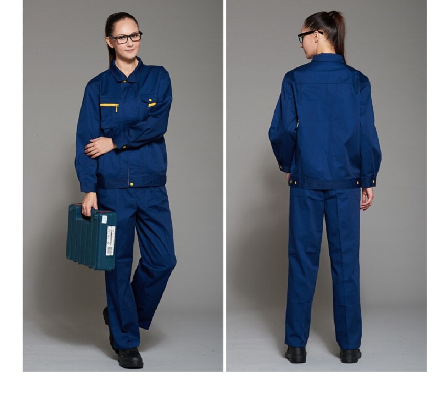 Woman men work overalls working uniforms Mechanic work clothes construction site Coveralls welding suits car mechanic Plus Size