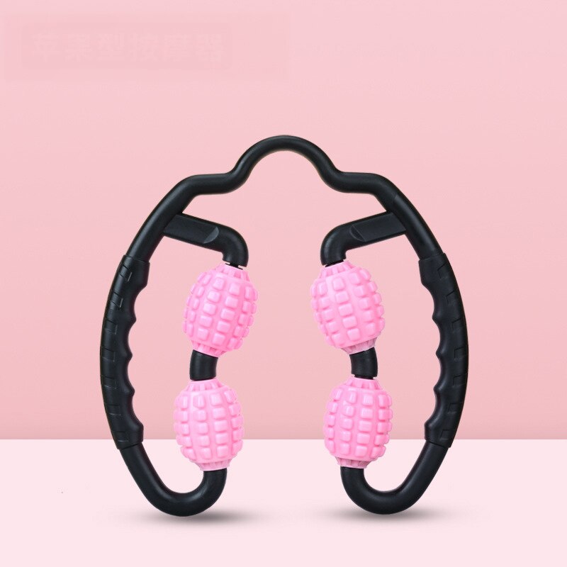 A Type Of Indoor U-shaped Point Massage Roller, Used For Arm, Leg, Neck And Muscle Tissue Fitness Gym Yoga Pilates 4 Rounds: D