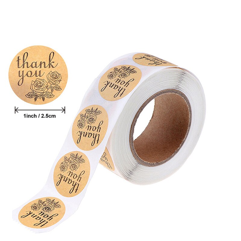 Pretty Things Inside Stickers 500pcs Round Paper G... – Grandado