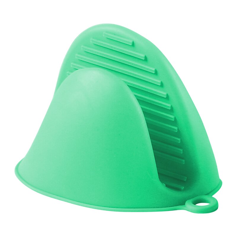 Oven Handschoenen Isolatie Clip Mitts Potholder Handschoen Koken Magnetron Antislip Gripper Pot Houder Keuken Bakken Tools: Green