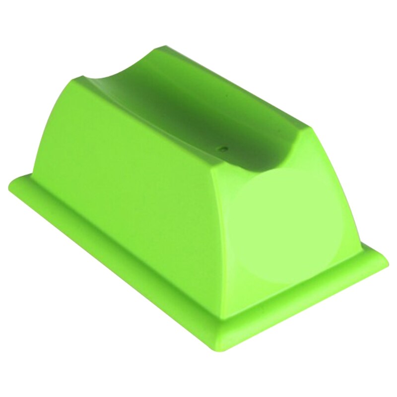 Front Wheel Riser, Plastic Sturdy Molded Heavy Duty Bicycle Stabilizing Leveling Block Support for Indoor Bike Training: Green