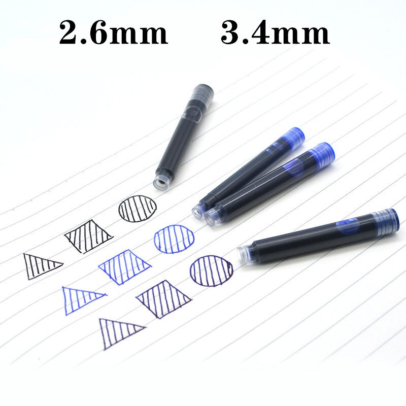 20 Stuks Van 2.6Mm/3.4Mm Zwart En Blauw Algemene Purpose Pen, Pen En Inkt Oplaadbare Pen