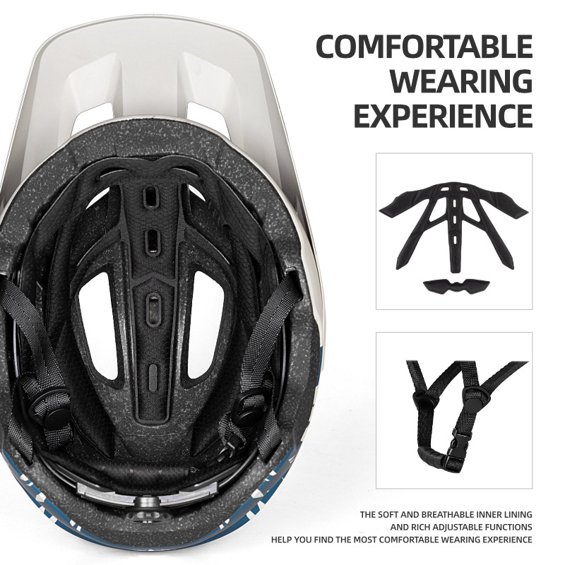 BATFOX Mountain Bike MTB Helmet Cycling Downhill Bicycle Road Ultralight Breathable Men Women Integrally-molded Casco Ciclismo