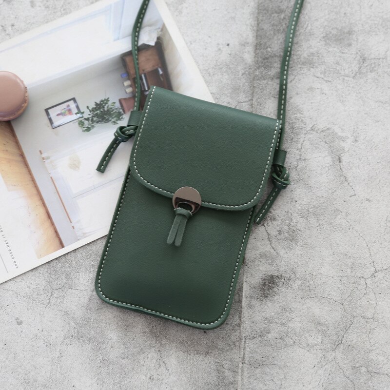 Style unique épaule sac à main sac de messager écran tactile téléphone portable portefeuille en cuir bandoulière sac à main fille: 04