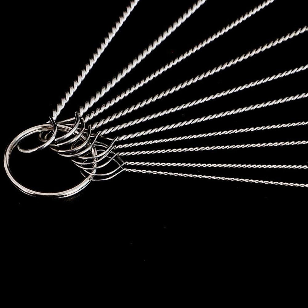 10 pezzi di bottiglia di nylon paglia impostato di spazzole per la pulizia della casa spazzole per la pulizia della cucina kit di setole tubo bottiglia di paglia detergente per il lavaggio