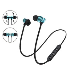 Xt11 bluetooth 4.2 in- öron headset handsfree brusreducering sport löpande trådad hörlur med mikrofon