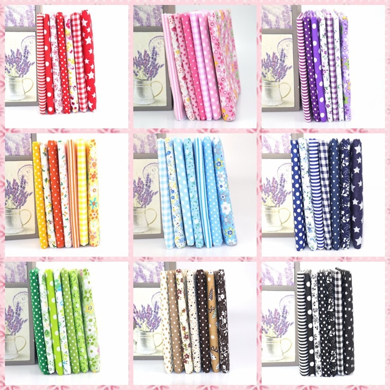 25*25Cm Or 50*50Cm Cotton Fabric Printed Cloth Sewing Quilting Fabrics For Patchwork Needlework DIY Handmade Accessories