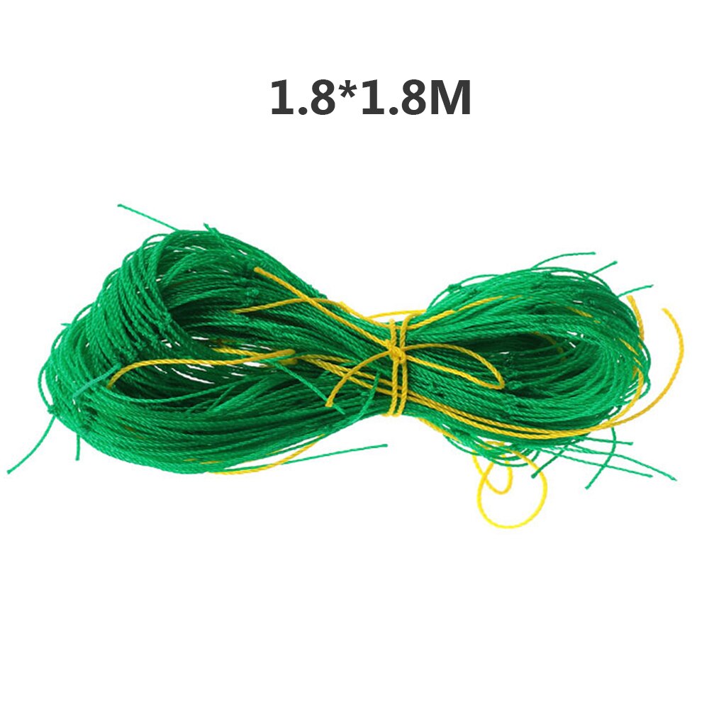 Muti-size Green Garden Plants Climbing Net Plastic & Nylon Plant Grow Net Flower Vine Netting Support Net Holder Garden Netting: 1.8x1.8m