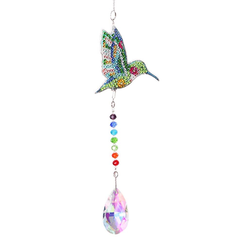 Crystal Light Catching Wind Chimes Jewelry Handmade Hanging Angel Tears Diamond Sunburst Wind Chime Pendant Garden Decoration: 2