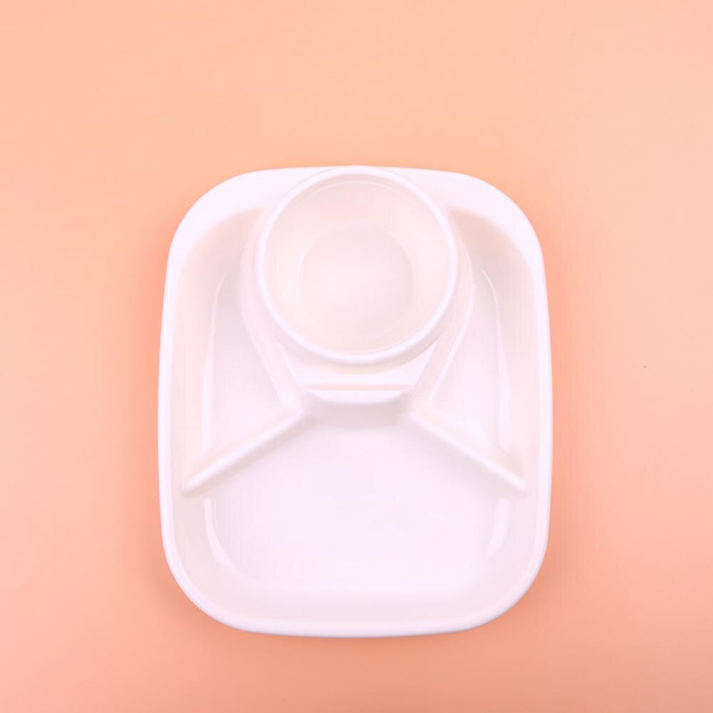 Praktisch Opbergvak Meerdere Grid Gerechten Plaat Servies Plastic Salade Rijst Groente Gerechten Plaat Voor Thuis