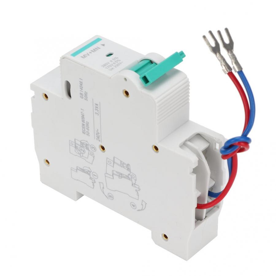 Tgb 1n miniatuurschakelaar accessoire mv+mn overspanningsbeveiliging onderspanningsbeveiliging