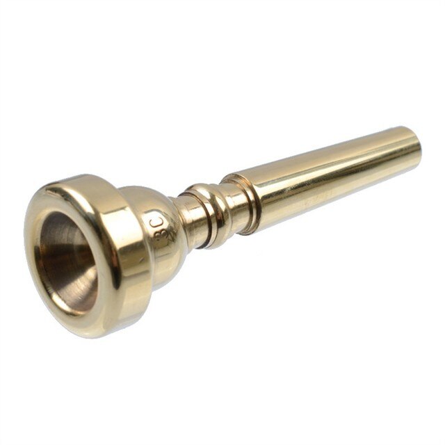Trumpet Mouthpiece 3C 5C 7C Sizes For Bach Beginner Exerciser Parts Musical Trumpet Accessories Finger Exercisers: GOLD 3C