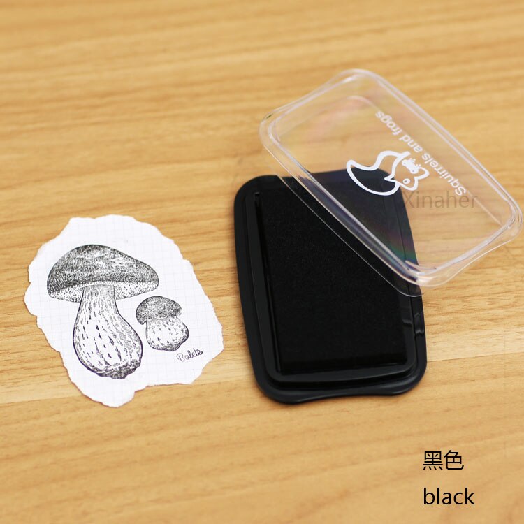 16 Kleuren Big Size Stempelkussen Craft Olie Gebaseerd Diy Inkt Pads Voor Spons Stempels Stof Scrapbooking Decor Vingerafdruk Seal Stamp pad: E