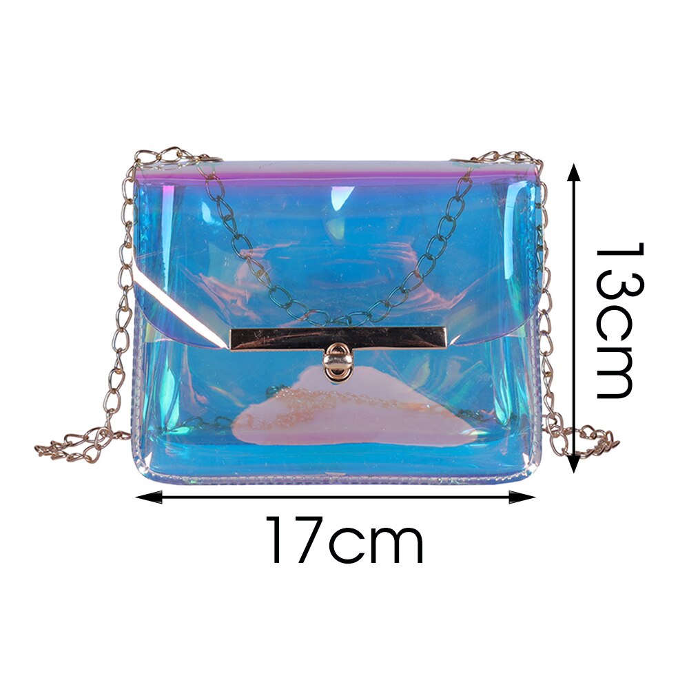 Transparente transparente pvc sacos de ombro feminino doces cor geléia bolsas bolsa cor sólida bolsas sac a principal femme crossbody saco