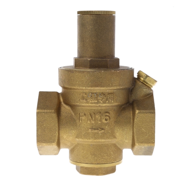DN25 1" Adjustable Brass Water Pressure Reducing Regulator Valve PN 1.6