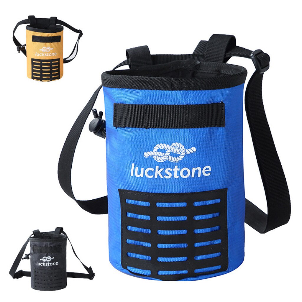 Outdoor rotsklimmen krijtzak waterdicht polyester magnesium poederzak enkele parallelle staven fitness gymnastiek antislip