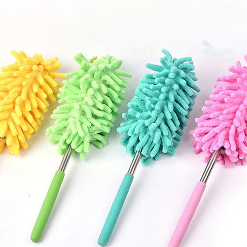 Telescopic Microfiber Duster House Cleaning Long Handle Retractable Duster Household Air-condition Furniture Cleaning Supplies