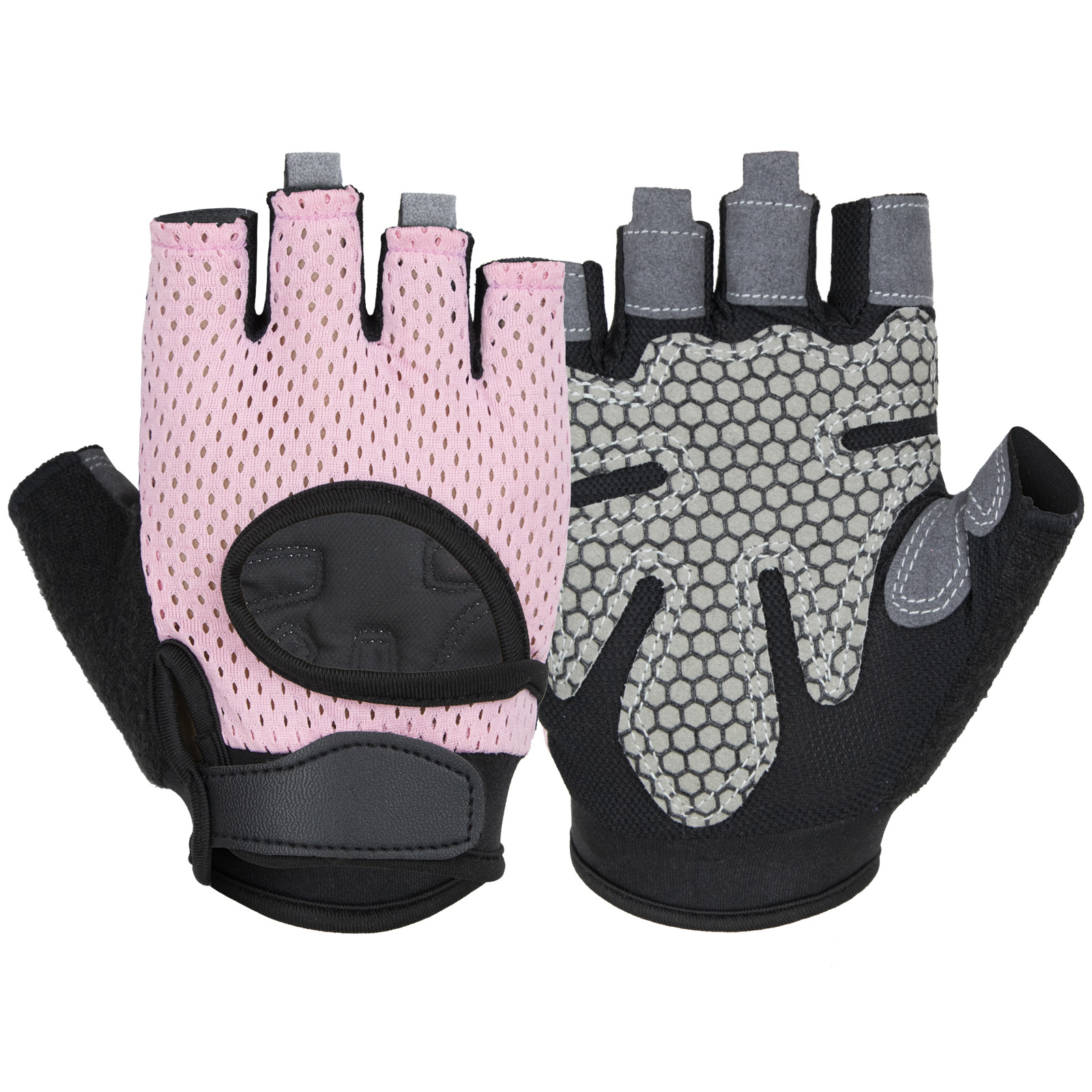 1 paire de gants d'entraînement d'haltérophilie pour hommes et femmes, Fitness, sport, musculation, gymnastique, main, poignet, protection de la paume: Gris clair / M