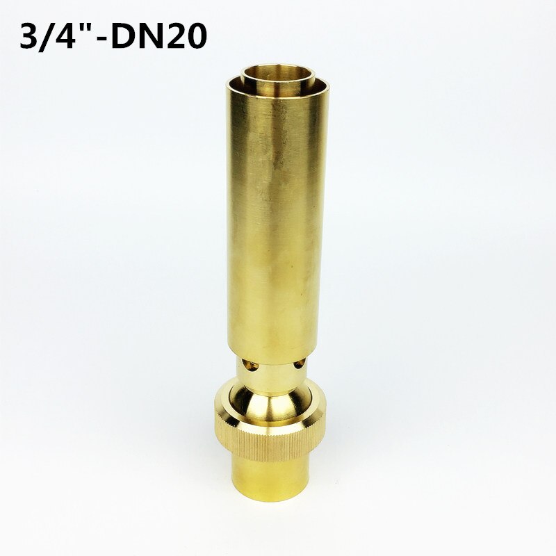 Boquilla fuente de chorro de latón para estanque de jardín, boquilla fuente de chorro de 3/4 "1" 1,5 "mezclada con aire: DN20