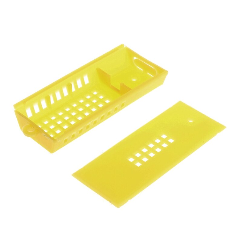 5Pcs Bee Boxs Honing Bijenteelt Plastic Bijenkorf Kooi Catching Tool Bewegende Apparatuur