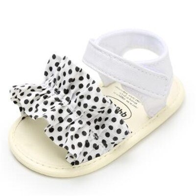 Baby Sandalen Kind Baby Meisje Strik Houten oor Sandalen Lederen Sandalen Zomer Party Prinses Schoenen: A / 0-6 months