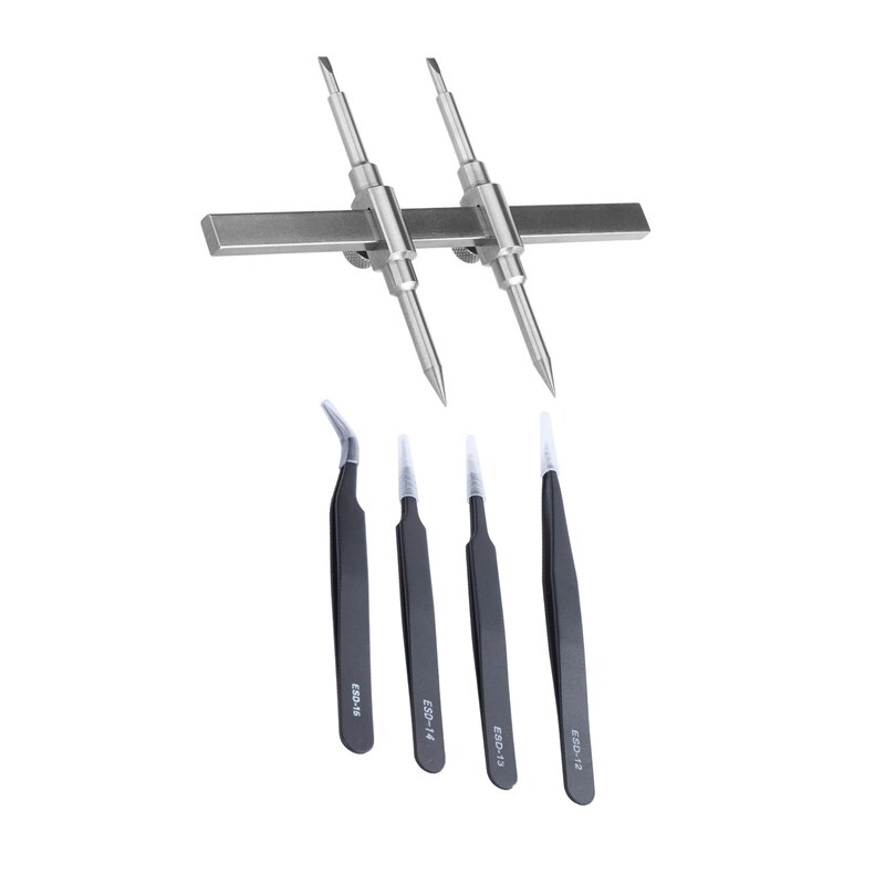 2 set verktyg : 1 set dslr kamera reparation linsnyckel skiftnyckel öppningsverktyg & 1 set pincett spetsig pincett metall pincett