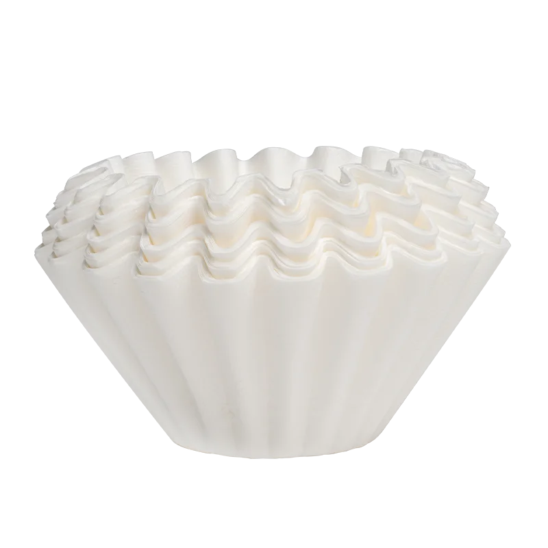 Papel de filtro para cafetera, taza de goteo a mano, 50 Uds., filtro para máquina de café americana, ventilador con forma de pastel y forma de V: Default Title