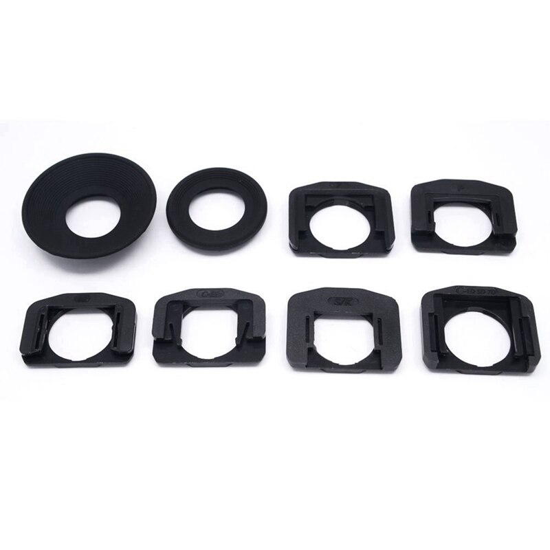 1 set 1.08x-1.6x zoomzoeker oculairen en 1 oculair oogschelp