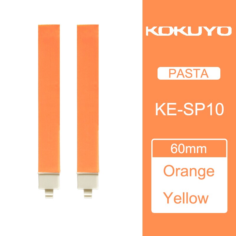 2 Pcs KOKUYO PASTA Solid Water-based Marker Pen Refill Multifunctional Art Drawing Replacement Core Graffiti Convenient Multicol: orange yellow