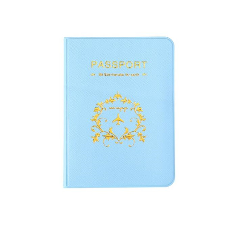 Décontracté en cuir PU passeport couvre voyage accessoires ID carte de crédit bancaire sac hommes femmes passeport porte-monnaie étui portefeuille