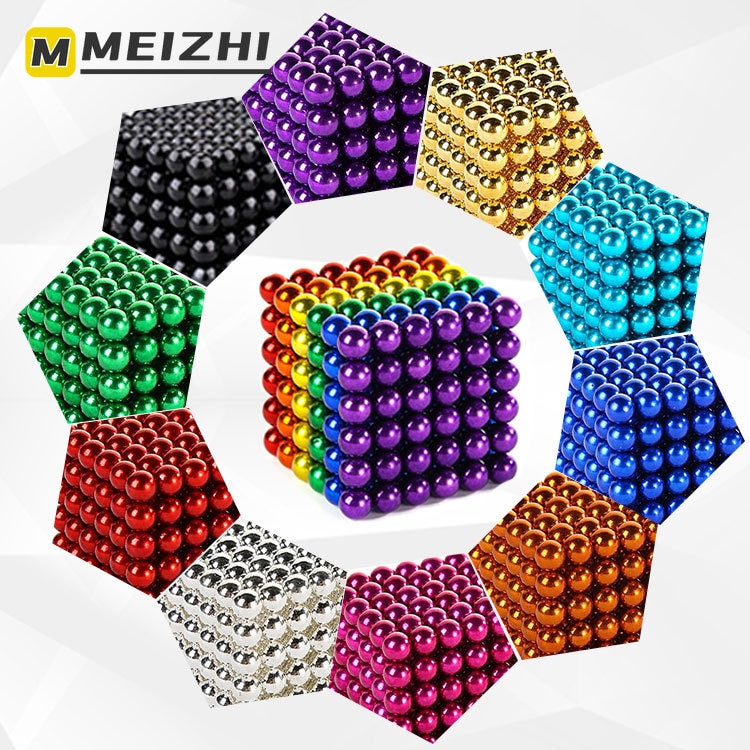 MEIZHI2020 nouvelle boule magnétique couleur boule magnétique assemblage jouet adulte décompression jouet