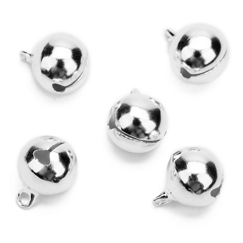 1 paket/los Kupfer klimpern kleine Glocken 6mm/8mm/10mm/12mm/14mm Metall Glocke passen Weihnachts dekoration Handwerk